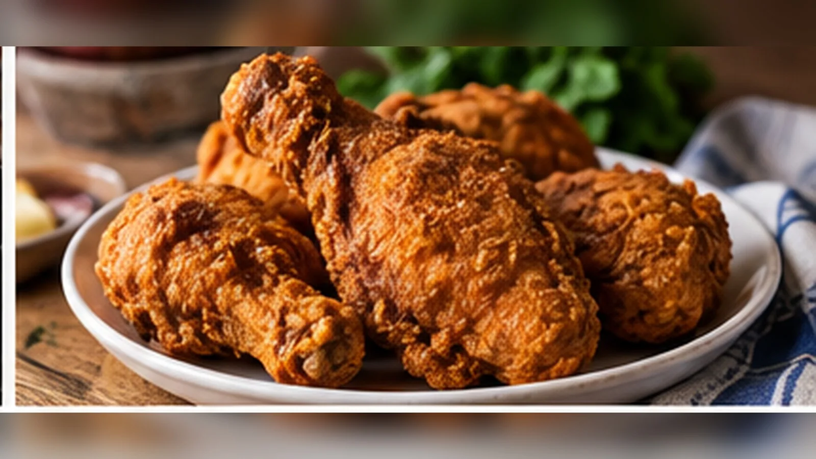 Southern Fried Chicken finished dish