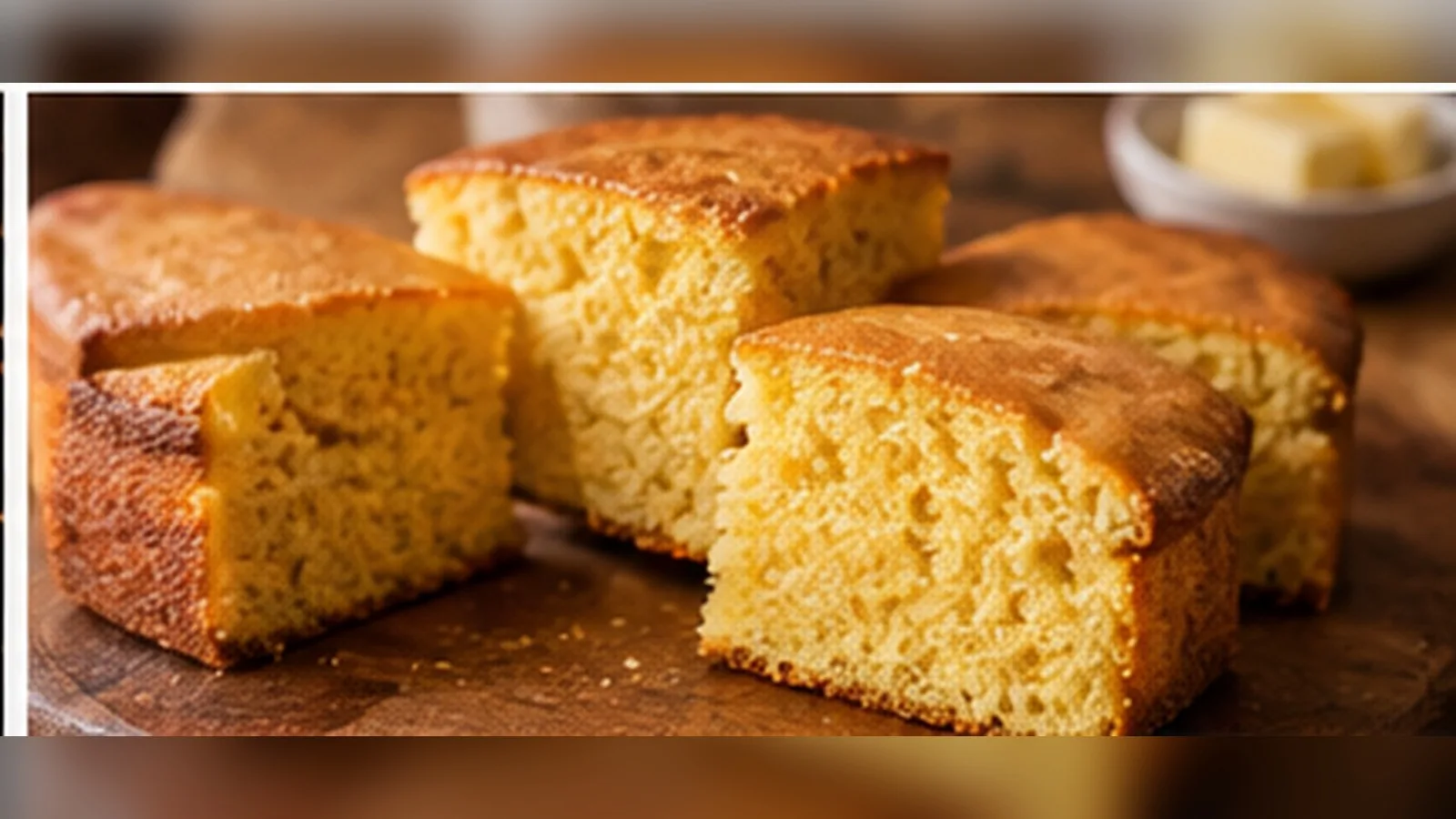 Cornbread finished dish