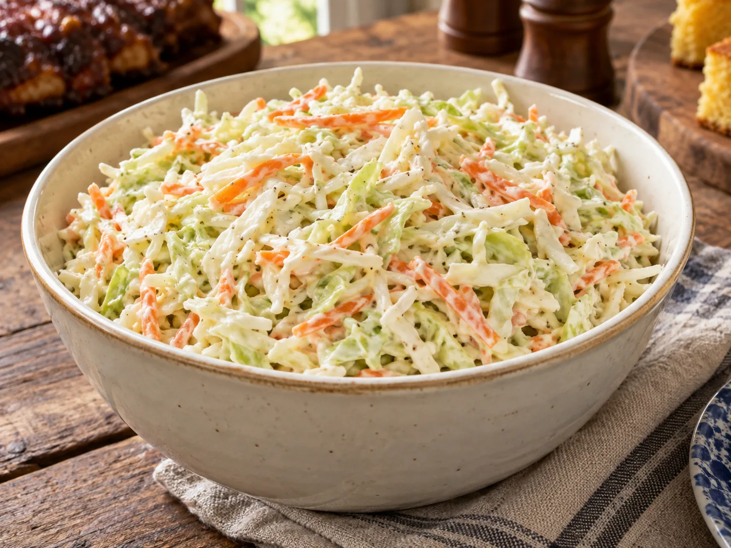 Creamy Southern coleslaw